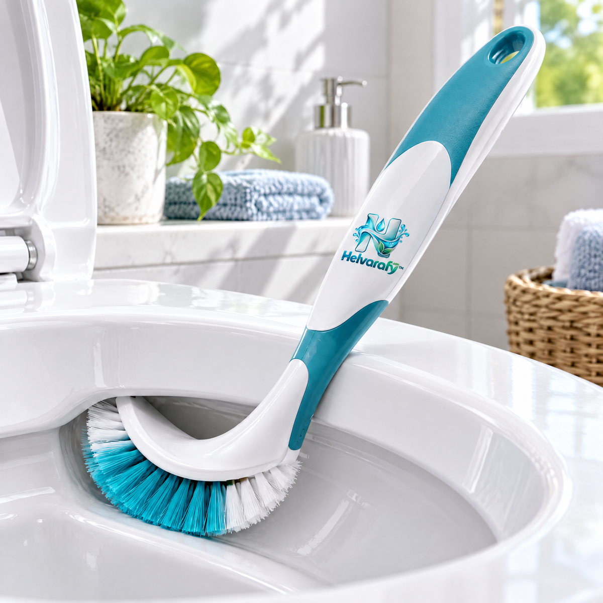 Helvarafy™ EdgeReach Toilet Rim Cleaning Brush - image 5