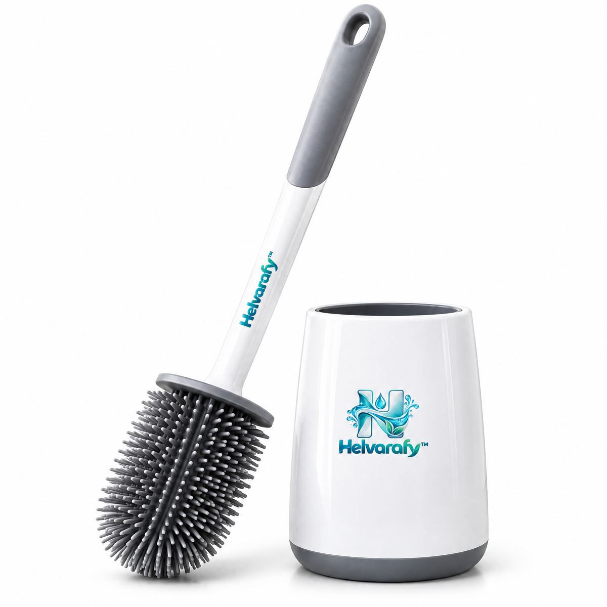 Helvarafy™ PureSilk Silicone Toilet Brush Set - image 3
