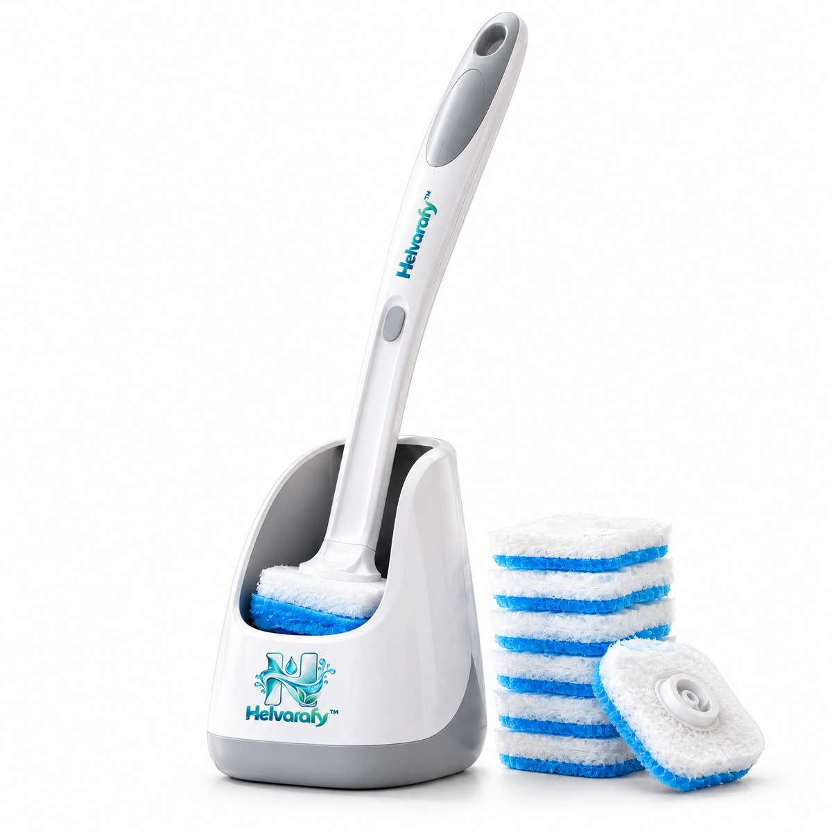 Helvarafy™ FreshClean Disposable Toilet Brush System - image 2