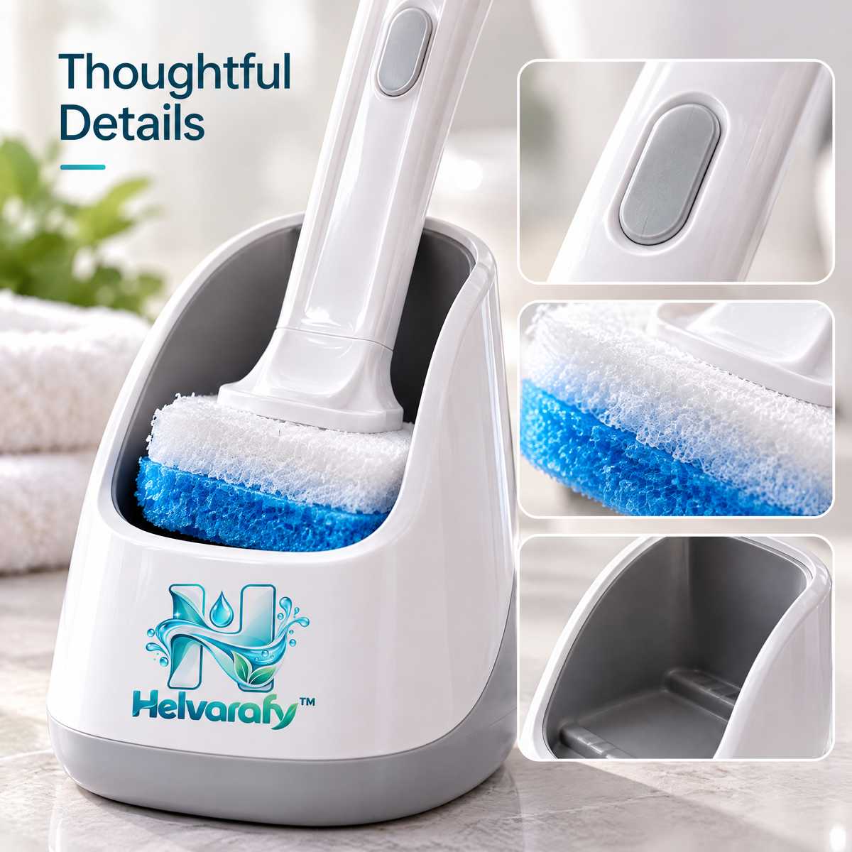 Helvarafy™ FreshClean Disposable Toilet Brush System - image 3