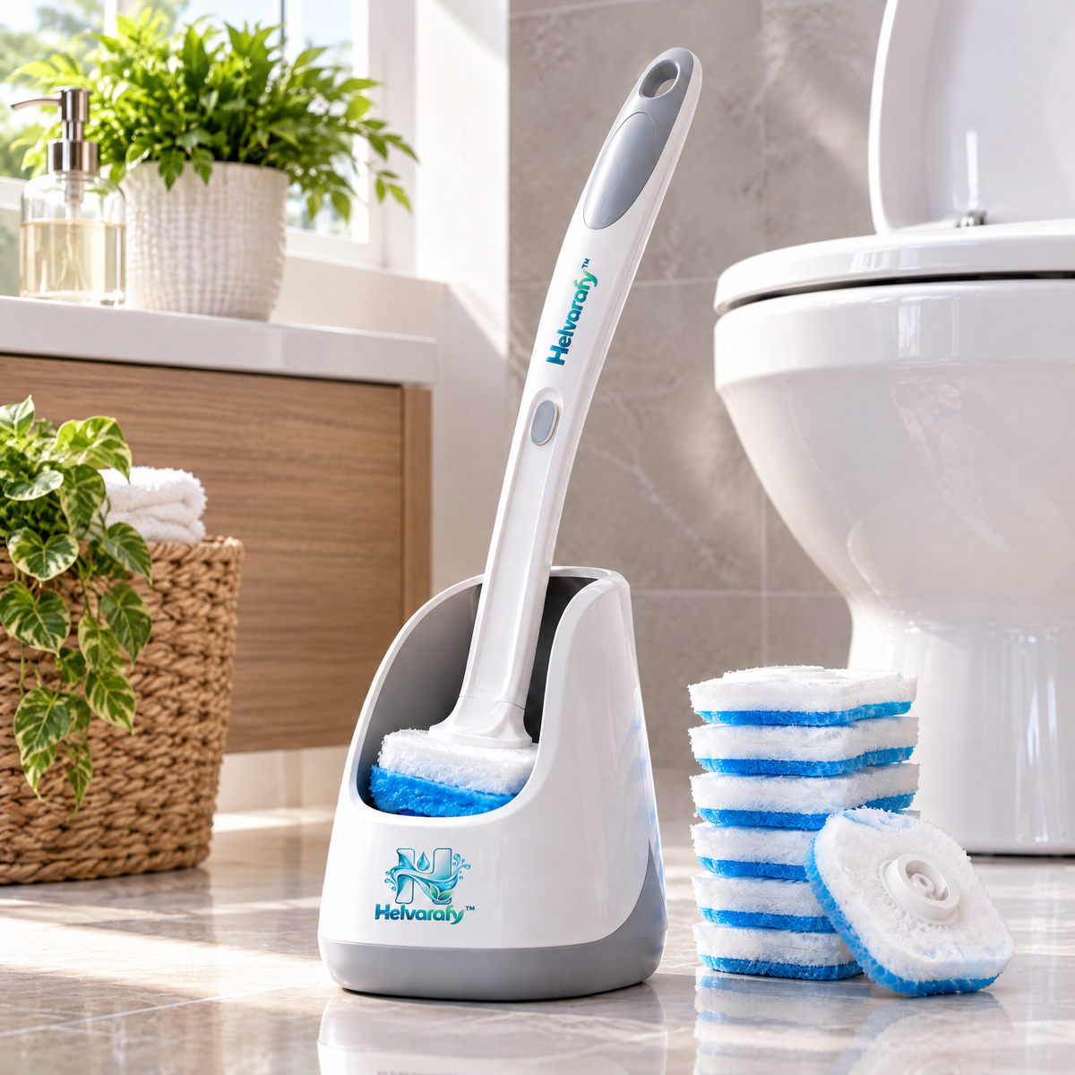 Helvarafy™ FreshClean Disposable Toilet Brush System - image 4