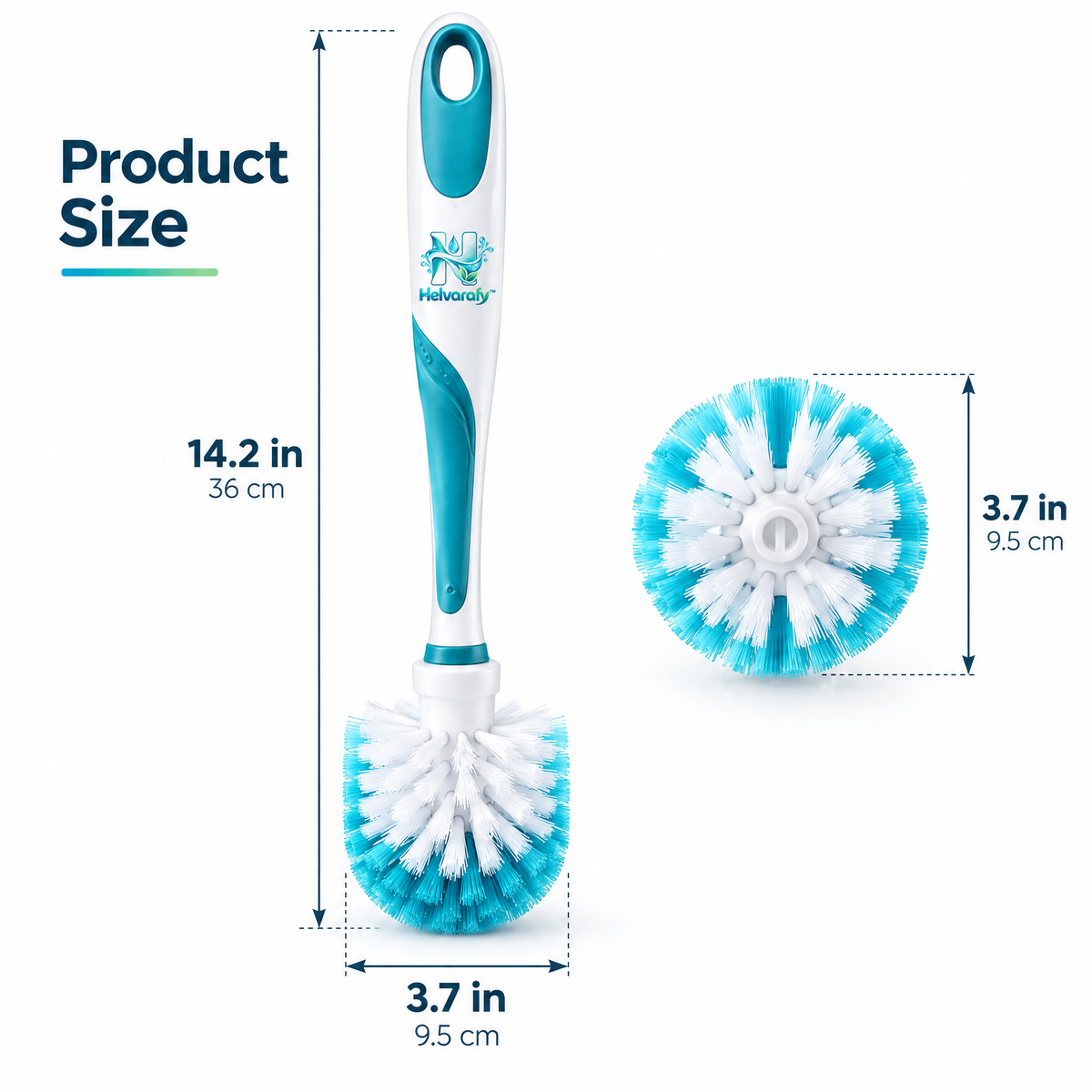 Helvarafy™ AquaClean Precision Toilet Bowl Brush - image 4