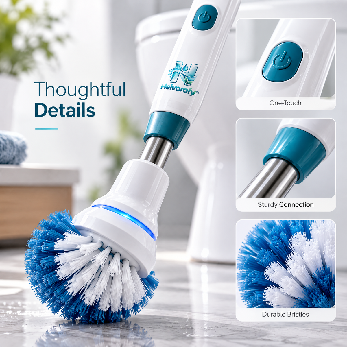 Helvarafy™ SpinPro Electric Toilet Cleaning Brush - image 3