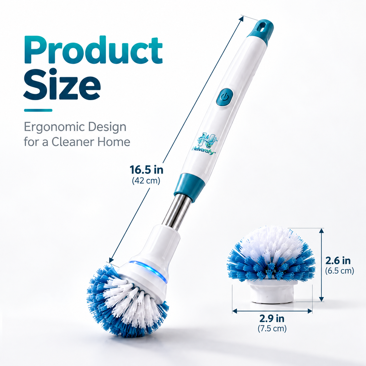 Helvarafy™ SpinPro Electric Toilet Cleaning Brush - image 4