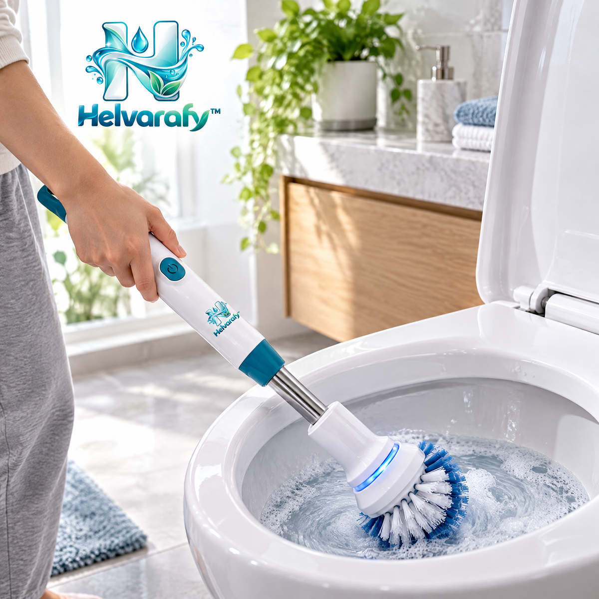 Helvarafy™ SpinPro Electric Toilet Cleaning Brush - image 5