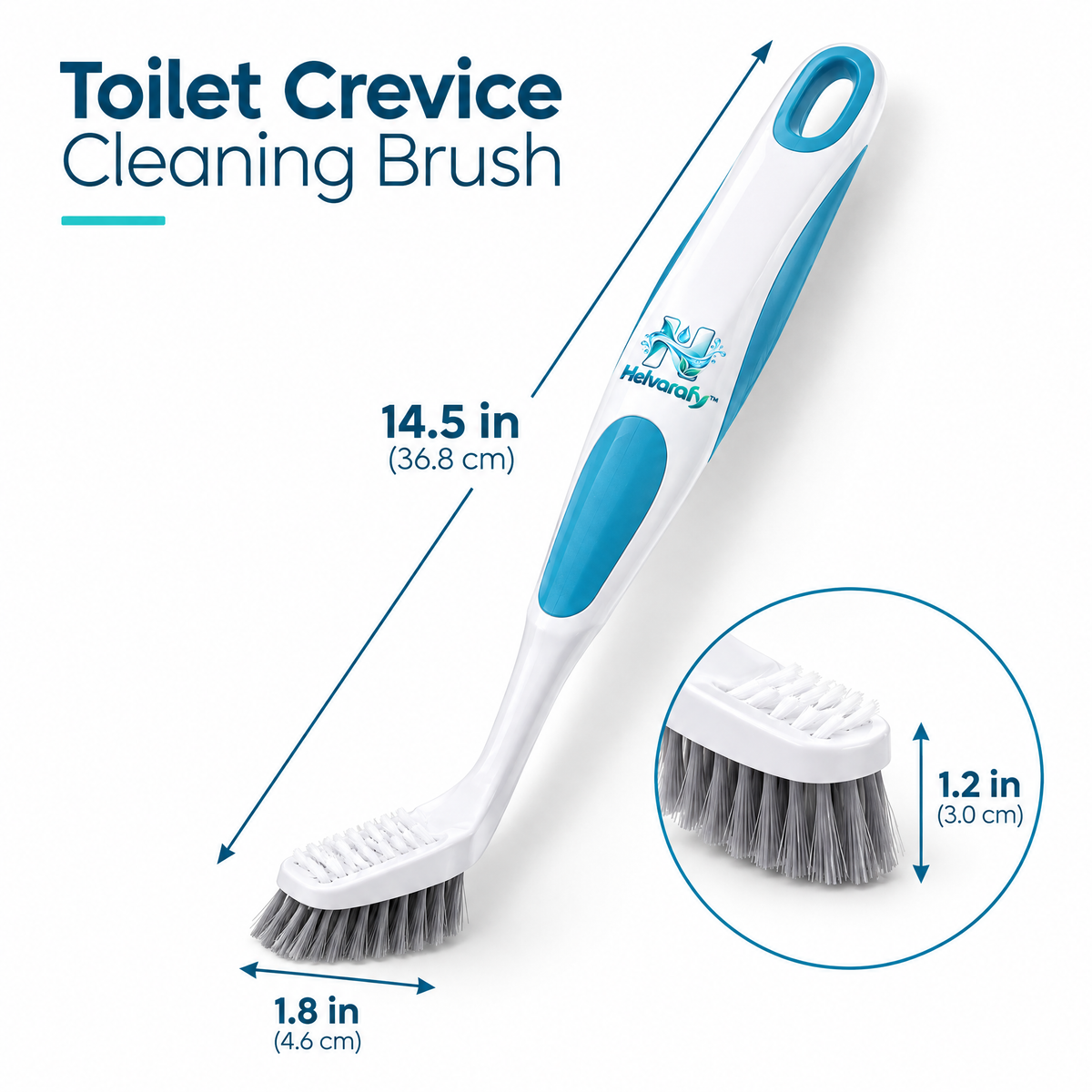 Helvarafy™ SlimReach Toilet Crevice Cleaning Brush - image 5