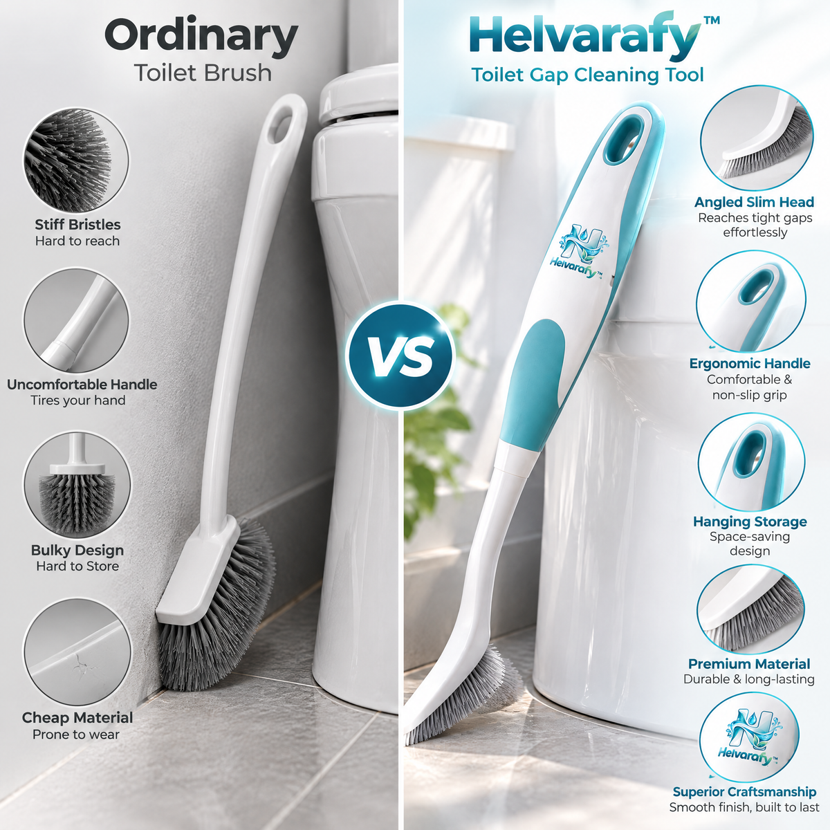 Helvarafy™ FlexEdge Toilet Gap Cleaning Tool - image 5