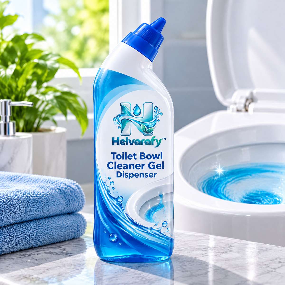 Helvarafy™ FreshFlow Toilet Bowl Cleaner Gel Dispenser - image 5