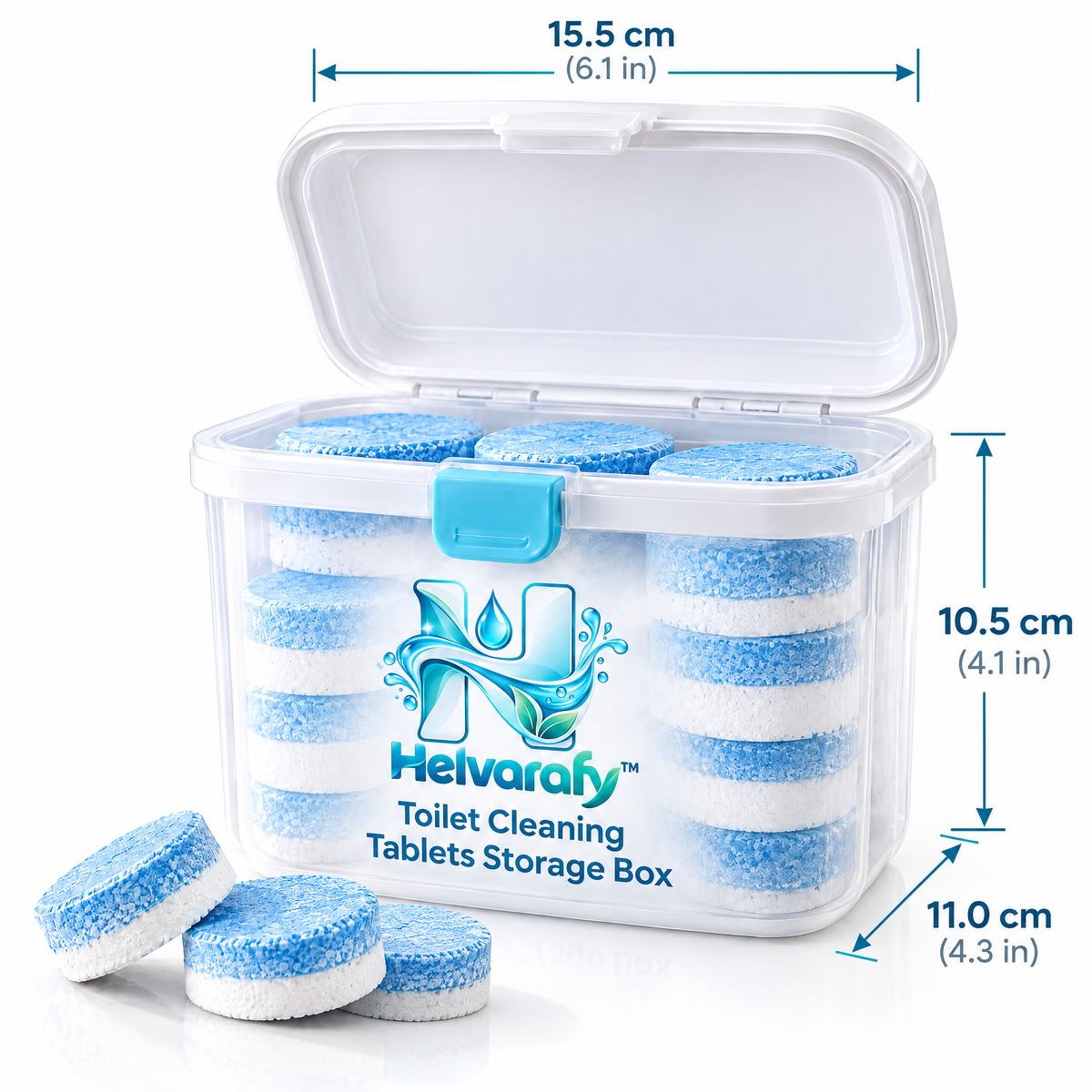 Helvarafy™ CleanStore Toilet Tablet Storage Box - image 2