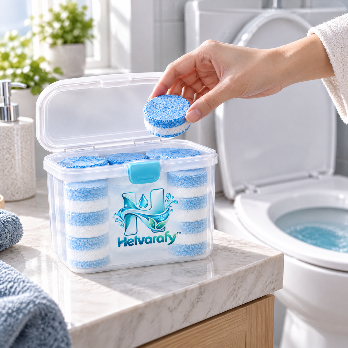 Helvarafy™ CleanStore Toilet Tablet Storage Box - image 3